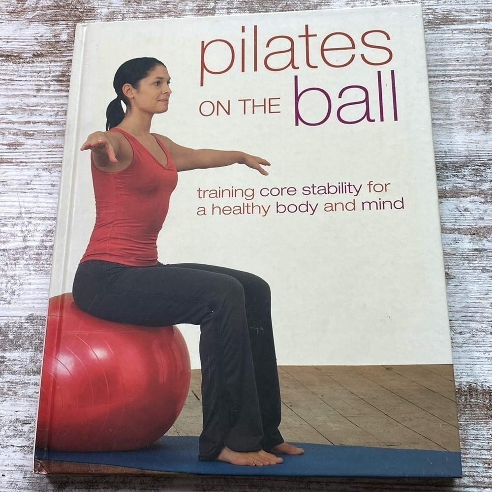 Pilates On The Ball Hardcover Book Gemma Wright 2006 Core Stability Fitness